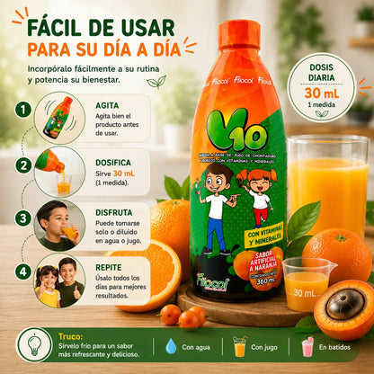 V10 Multivitaminico Completo para niños
